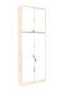Hochschrank, abschliessbar, ohne Mittelwand, H 238, (Quadro 112-180°)