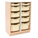 Regal M+ + 10 diverse Behälter (Quadro 288)