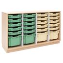 Regal M + 24 diverse Behälter (Quadro 292)