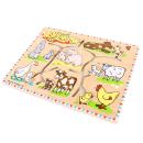 Labyrinthpuzzle -Bauernhoftiere